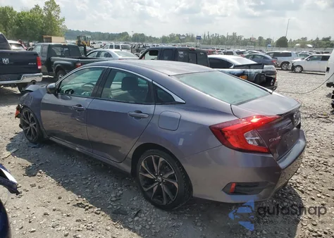 2020 Honda Civic Sport из США, поврежденный, VIN 19XFC2F82LE029621